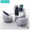 Kaasaskantav akupank usams PB80 10000mAh 20W PD valge