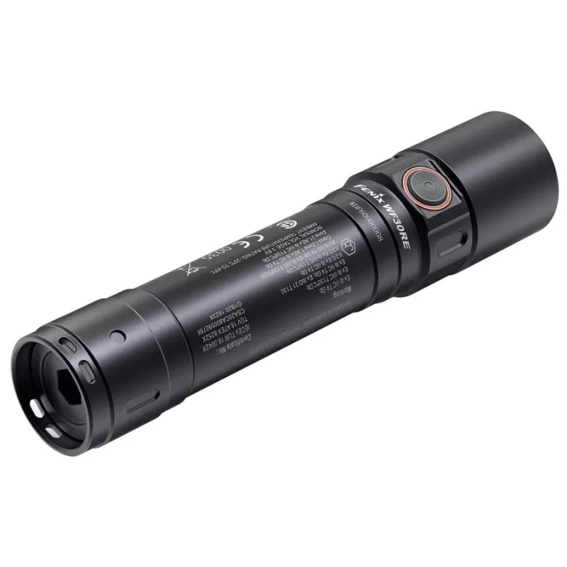 Pea-lamp Fenix WF30RE must LED IP68 120h akukestvus