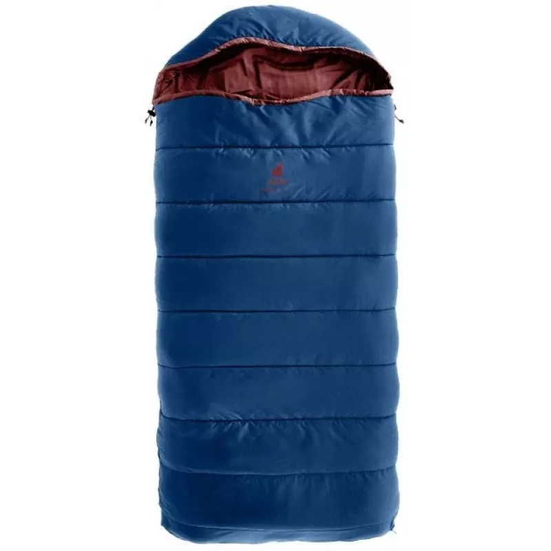Deuteri laste magamiskott Starlight SQ (130-170 cm) - öösinine/redwood