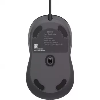 Logitech Signature Wired M520 for Business Optical Wired hiir USB-C Plug-and-Play Windows/Mac/Chrome/PC/laptops - Graphite