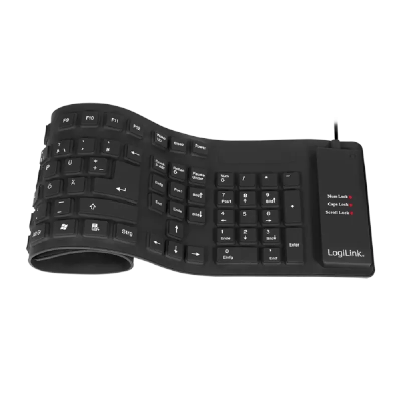 Klaviatuur LogiLink ID0019A Universal USB QWERTZ German Must