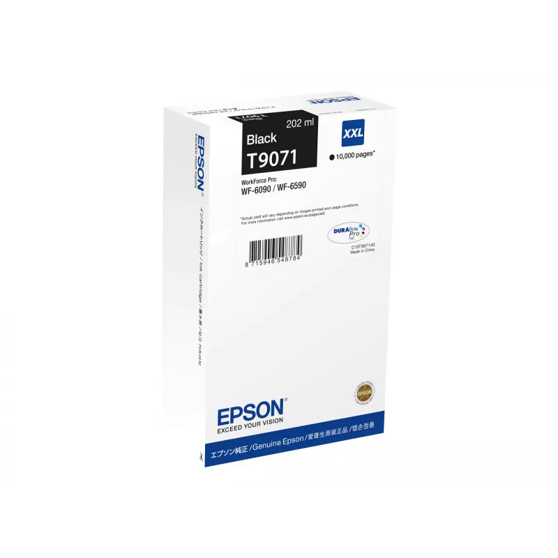 Epson C13T90714N tindikassett 1 tk Originaal Must