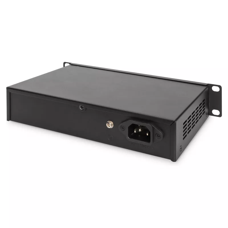 Võrgukommutaator DIGITUS 10-tolline Gigabit Ethernet 16-pordine haldamata (riiulimoodul)