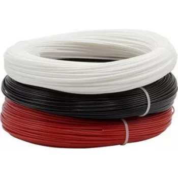 Renkforce RF-4738590 Filament PETG 1.75 mm 600 g Must, Valge, Punane 1 tk (RF-4738590)