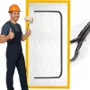 tolmutõkkekardin ukse renoveerimiseks, tolmukardin 220X110 uks