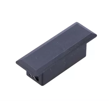 Otsakork plaasterpaneelidele Extralink SC Duplex, must, ABS