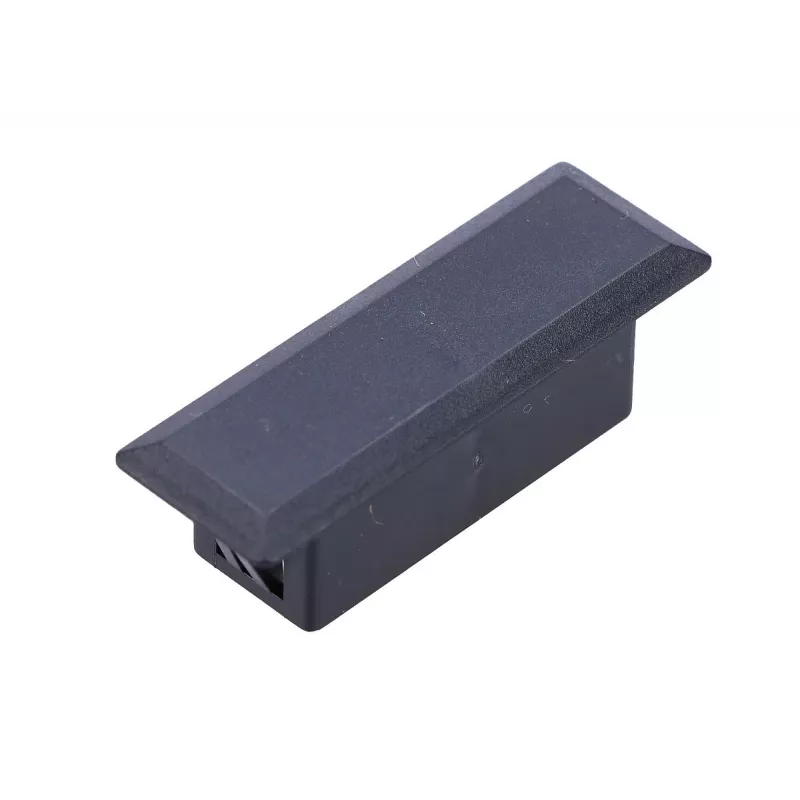 Otsakork plaasterpaneelidele Extralink SC Duplex, must, ABS