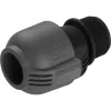Sprinklersystem connector 25mm > 1, must ühendus/hall