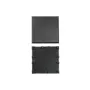 ALLNET Brick'R'knowledge Plastikust kest 2x2 must pealt ja alt 10-Pack