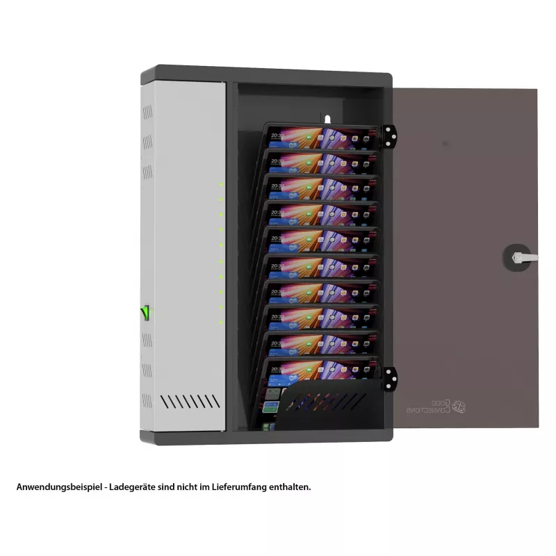 Good Connections seinakinnitusega laadimiskapp 11-le, USB-C, 30 W port