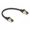 DeLOCK RJ45 Cat.6A võrgukaabel isane-isane S/FTP 0,3m must