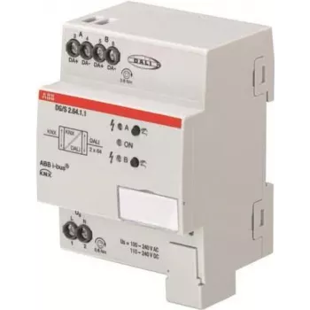 DALI-võrgulüüs Basic ABB DG/S2.64.1.1, 2-kanaliline liides DALI-juhtimiseks