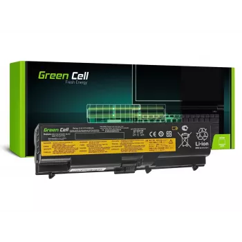 Aku roheline Cell LE05 Lenovo ThinkPad T410 T420 T510 T520 W510 Edge 14 15 E525 jaoks — 11,1 V 4400 mAh Li-Ion, 6 elementi, must