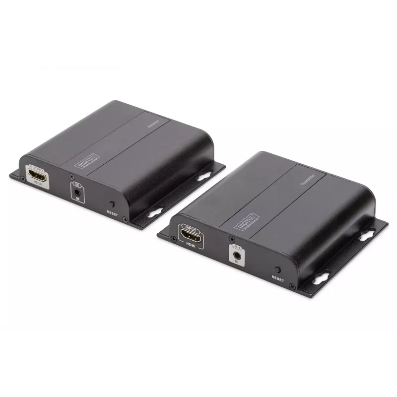 AV-saatja ja -vastuvõtja Digitus 4K HDMI Extender via CAT / IP komplekt