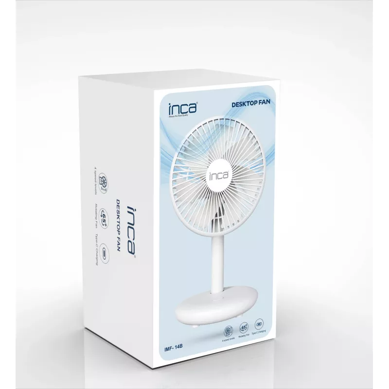 Inca IMF-14B lauaventilaator, valge