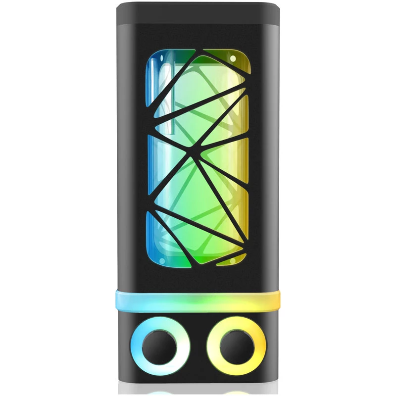 RAIJINTEK ANTILA PURE R100B reservuaar 172,5 mm ARGB must kohandatud vesijahutuse jaoks