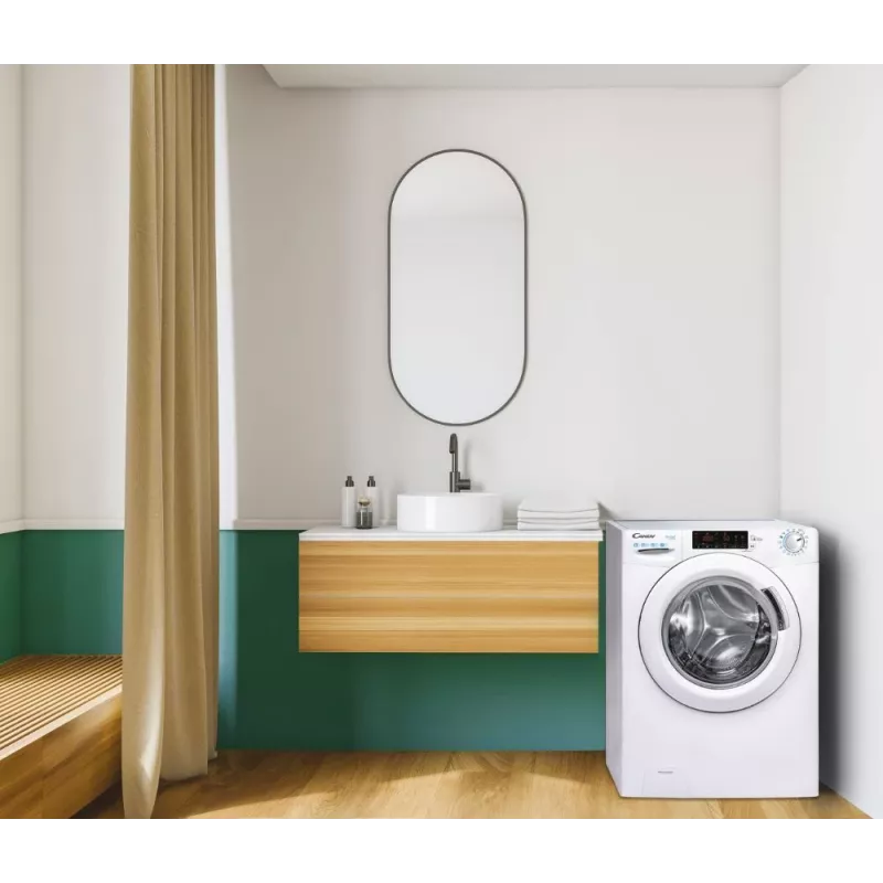 CANDY pesumasin CS 128TXME/1-S, energiaklass A, 8 kg, 1200 p/min, inverter