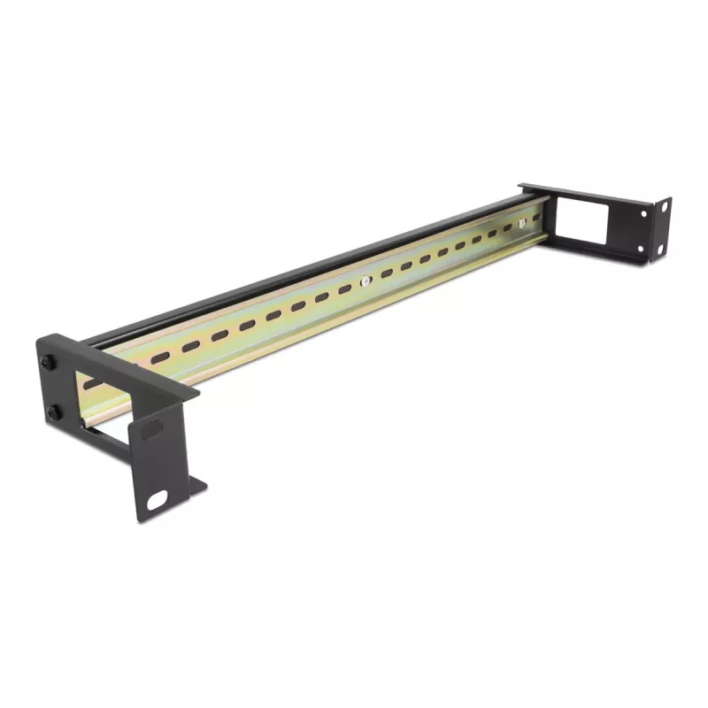 DIN-liistupaneel DeLOCK 67031 Must Metall 19 tolli 482,6 mm
