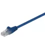 Wentronic Goobay CAT 5e Patch-kaabel, U/UTP, sinine, 0,5 m - CCA vask-alumiinium (68335)
