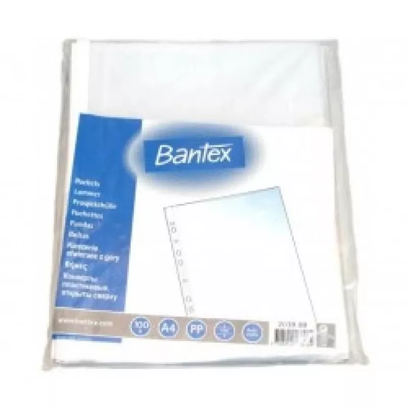 Dokumendikiled Bantex Maxi 0809-203 A4, 100 µm matt, pakk dokumentide kaitseks