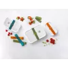ZWILLING vaakumpakendaja karp 36807-007-0, plastikust ristkülikukujuline toidunõu, 1.1 l & 2.3 l, õhukindel lukustatav kaas, eemaldatav, poolläbipaistev valge