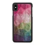 Kaitsev nutitelefoni ümbris iKins iPhone XS Max jaoks — vee-lille disain, must