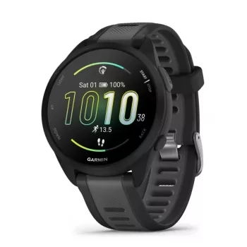 Garmin Forerunner 165 3,05 cm (1,2) AMOLED 43 mm Digitaalne 390 x 390 pikslit Puutetundlik ekraan Must GPS (satelliit)