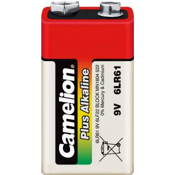 Ühekordne patarei Camelion 6LR61-SP1 9 V leelispatarei