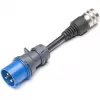 ohutusadapter JUICE CONNECTOR, CEE32 / 230V, ühefaasiline (sinine, JUICE BOOSTER 2 jaoks)
