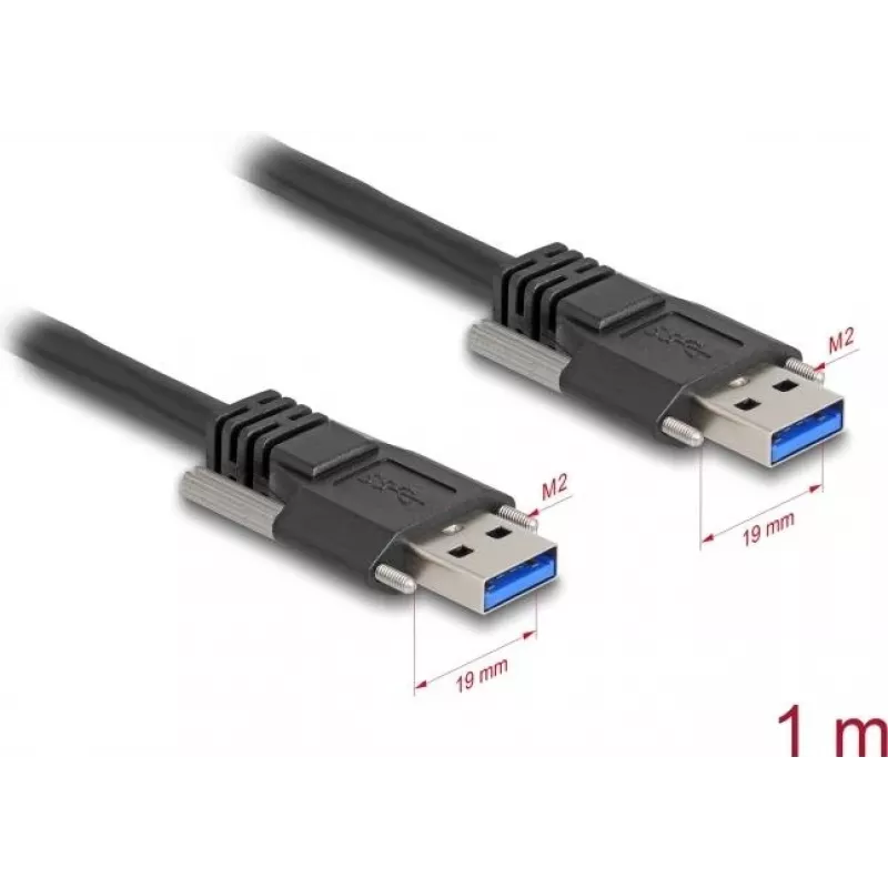 USB-kaabel DeLOCK 80997 USB 3.2 Gen 1 1 m USB A Must