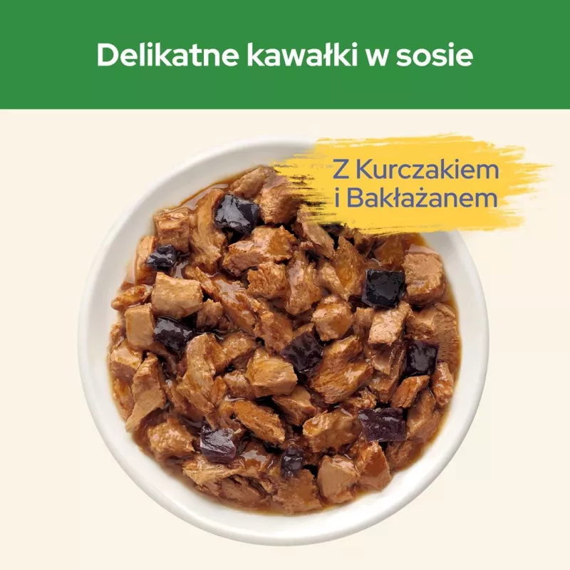 PURINA Cat Chow Sterilised Gig Kana ja baklažaaniga - märg kassitoit 85 g