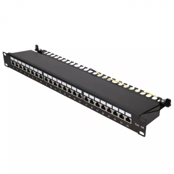 Patch-paneel - Extralink CAT6A STP, 24 porti