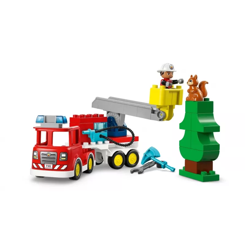 LEGO DUPLO 10473 Tuletõrjeauto vooliku ja tuletõrjujaga