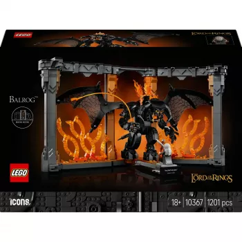 LEGO ICONS 10367 Sõrmuste Isand: Balrogi raamaturiiul