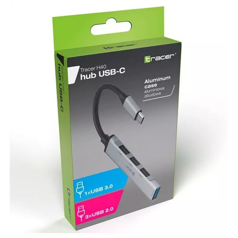 Tracer H40 USB USB-C alumiiniumist USB 3.0 2.0