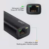 Etherneti adapter Aukey CB-A30 USB‑C – Gigabit RJ45 10/100/1000 Mbps, USB 3.0, alumiiniumkorpus, LED-indikaatorid