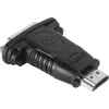 Wentronic Goobay HDMI™ / DVI-D adapter, HDMI standardpistik (tüüp A), must - 19-kontaktiline HDMI™ pistik > DVI-D (24+1) pesa (68098)