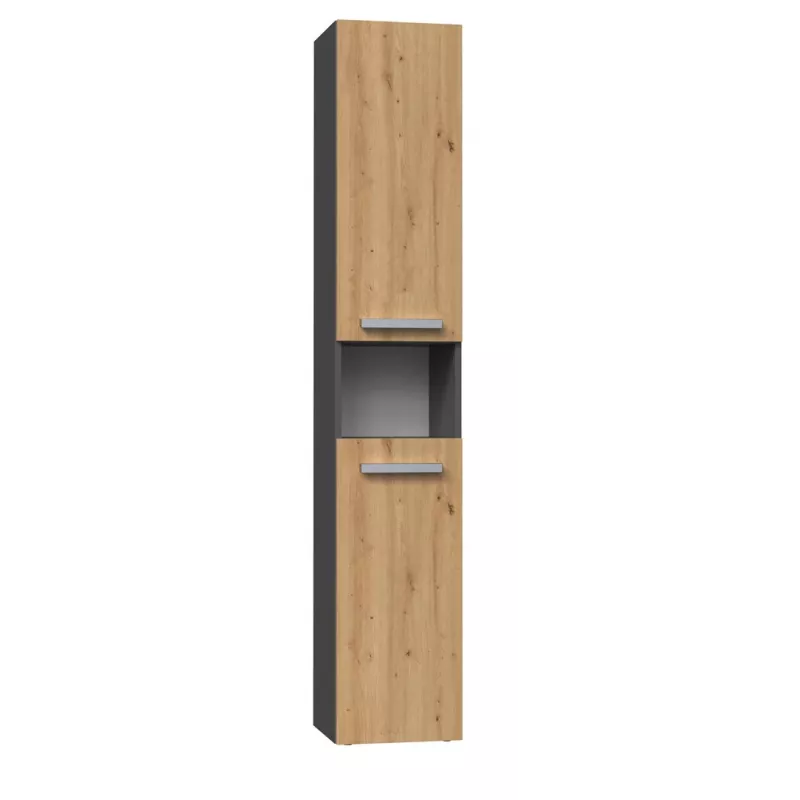 Topeshop NEL I ANT/ART vannitoa hoiukapp Graphite, Tamm