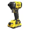 Stanley SFMCF820D2K kruvikeeraja/löökkeeraja 2900 p/min Must, Kollane