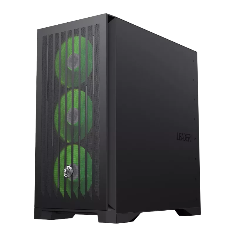 Gamemax korpus | LEADER 2 BK | Must | E-ATX | Toiteplokk pole kaasas
