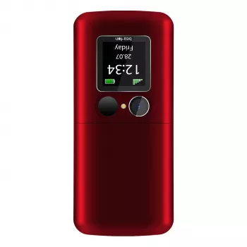 Klapptelefon Beafon Fold 10 Silver Line Punane-Hõbedane Kahe SIM-kaardiga