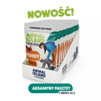 ANIMAL ISLAND kalkunipasteed kassile kotikestes 12x100g