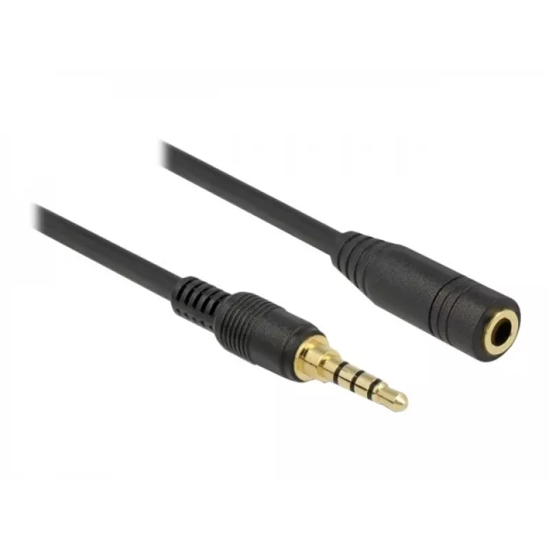 Audiojuhe 3,5 mm isane–emane DeLOCK 85635 5 m must