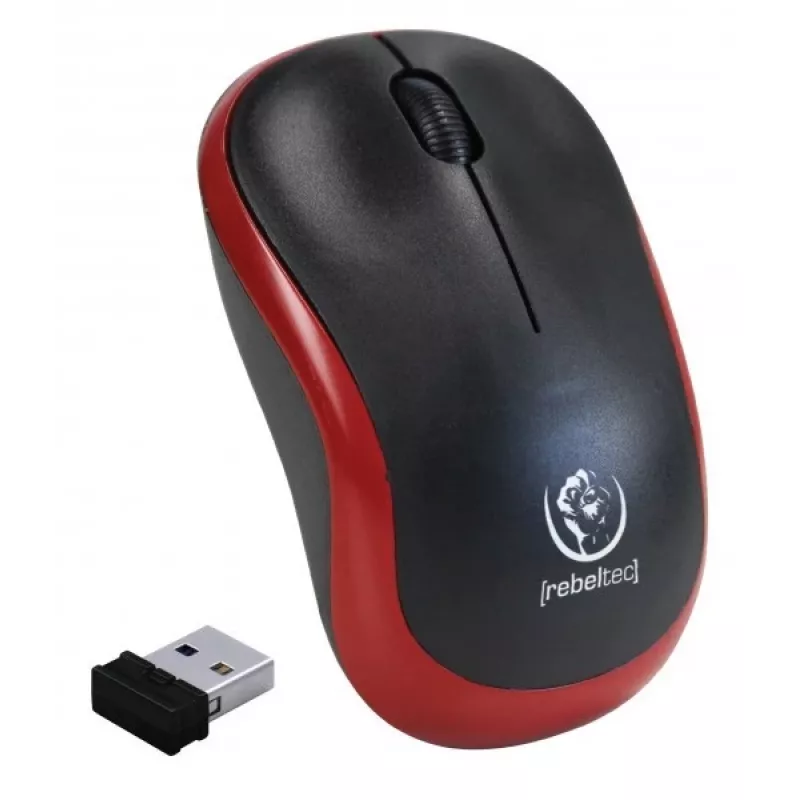 Juhtmevaba optiline hiir Rebeltec METEOR punane RBLMYS00049 USB