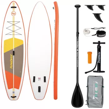 FunWater SUP-paddleboard SUPFW69B (oranž-valge)