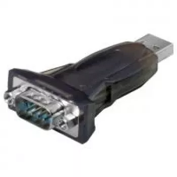 Wentronic Goobay USB Serial RS232 Converter mini, Must - USB 2.0-Pistik (Tüüp A) > D-SUB/RS-232-Pistik (9-kontaktiline) (69822)