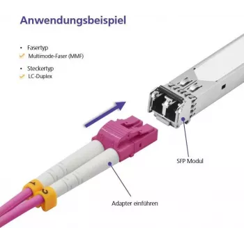 Fiiberoptiline kaabel Helos 5m OM4 LC/SC