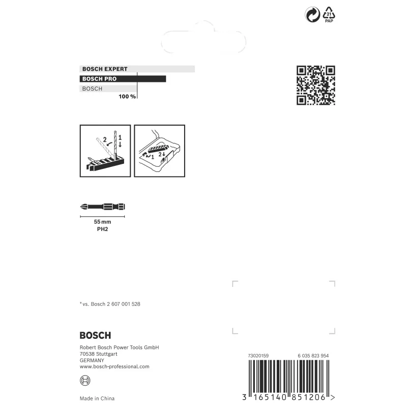 Kruvikeeramisotsakute komplekt Bosch 2 608 522 330 8 tk