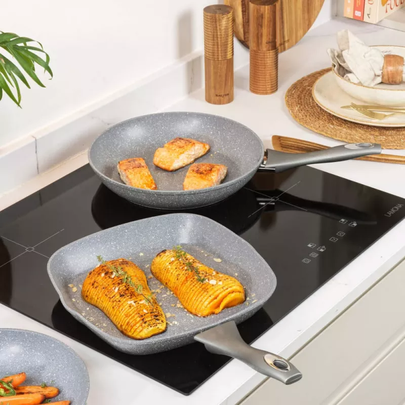 Grillpann Salter 28 cm mittenakkuva marmorkattega