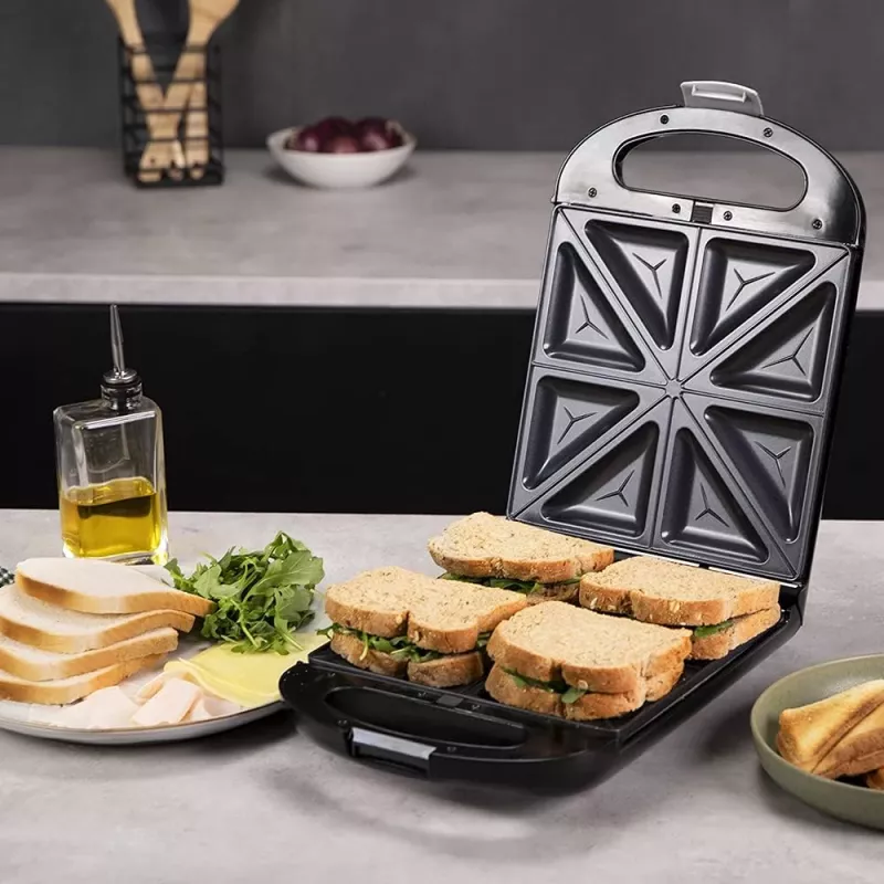 Cecotec võileivagrill | Rock'nToast Family 3in1 | 1500 W | 3 plaati | Must
